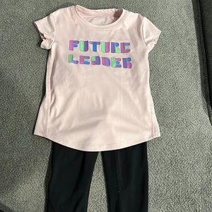 All in motion dry fit shirt & yoga pants